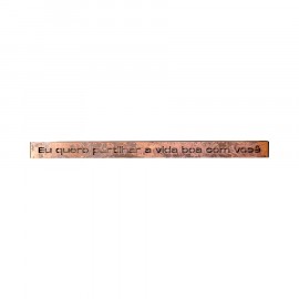 Placa Decorativa Trechos II