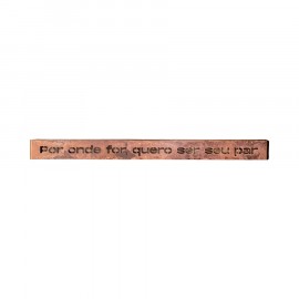 Placa Decorativa Trechos V