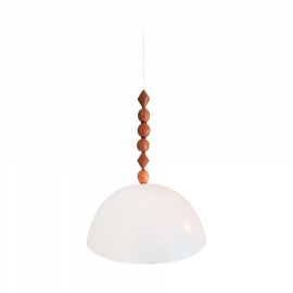 Luminária Pendente Meia Esfera Cordão