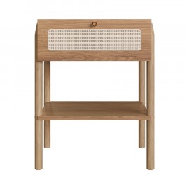 Mesa de Cabeceira Leblon Com Palhinha