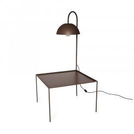 Mesa de Cabeceira Com Luminária Wire