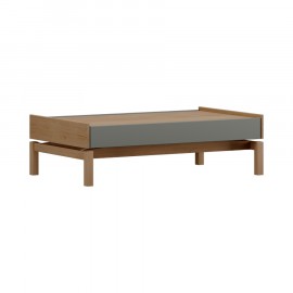MESA DE CENTRO METRA CARVALHO COM VERDE ACINZENTADO