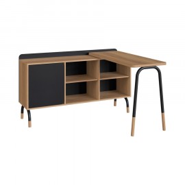 Mesa Giratória com Balcão Verge Hanover e Preto