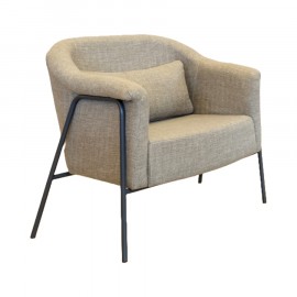 Poltrona Tokio Tricot Cinza
