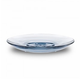 Saboneteira Transparente Droplet Azul