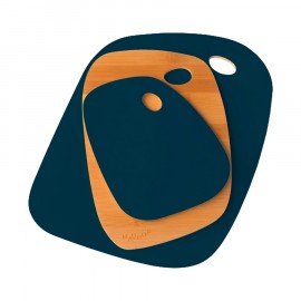 Conjunto de Tábuas de Corte Seixo Azul Marinho 