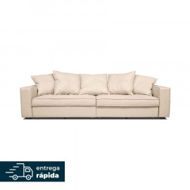 Sofá Retrátil Apolo Cru 220cm - 3 Lugares