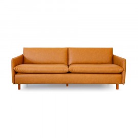 Sofá Studio Eco Leather Caramelo