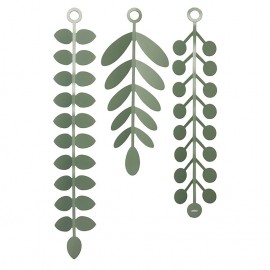 Conjunto de Decoração Vines Verde
