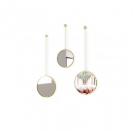 Trio de Espelhos Dima Redondo - Dourado